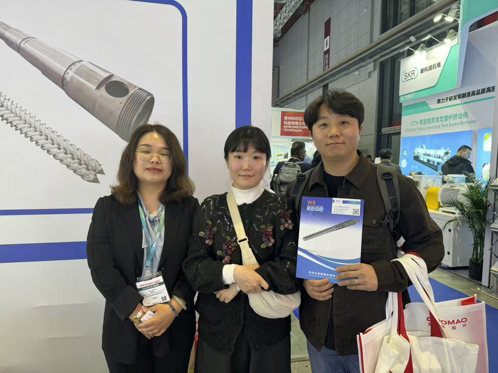 Microwave screw machinery makes a stunning appearance at Chinaplas 2026, with WB microwave screw technology leading industry innovation.